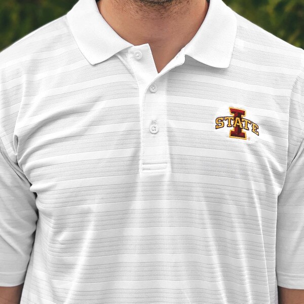 Champion® I-State White Striped Polo